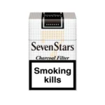 Seven Stars Charcoal Filter cigarette carton front view