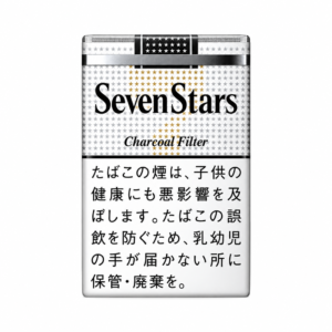 Seven Stars Charcoal Filter 14mg soft-pack cigarette carton front view